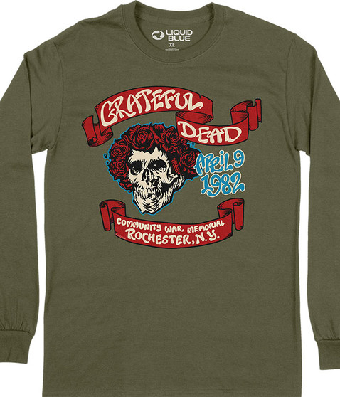 liquid blue Rochester Dead Long Sleeve T-Shirt