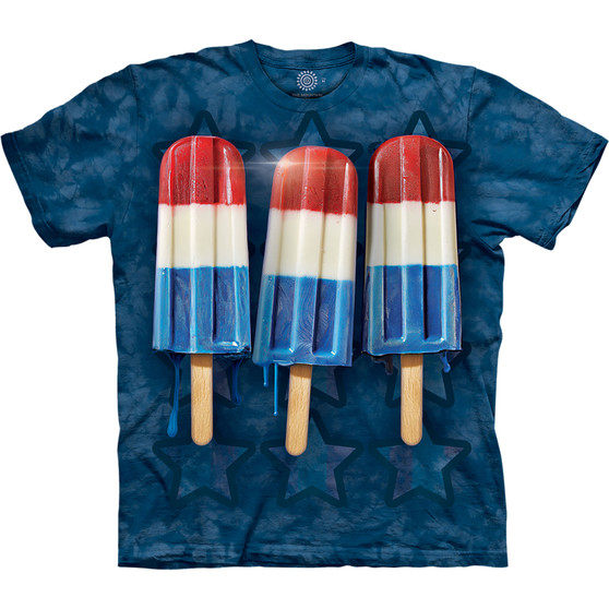 Liquid Blue Rocket Pop Classic Cotton T-Shirt