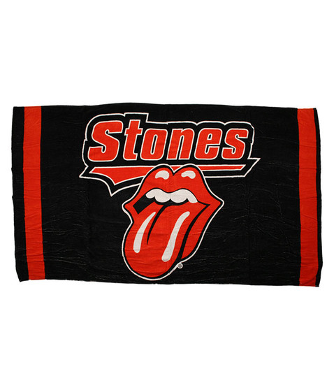 liquid blue Rolling Stones Beach Towel