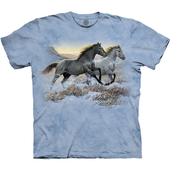 Liquid Blue Running Free Classic Cotton T-Shirt