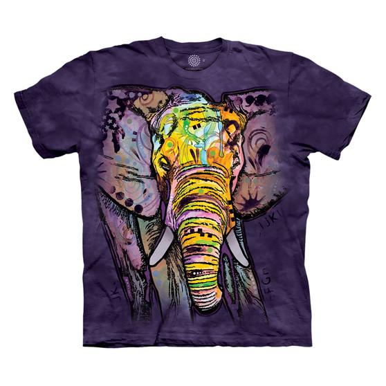 Liquid Blue Russo Elephant Classic Cotton T-Shirt