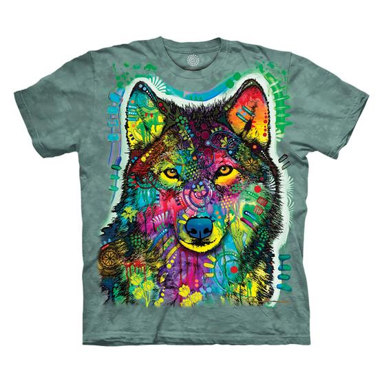 Liquid Blue Russo Gentle Wolf Kids' T-Shirt