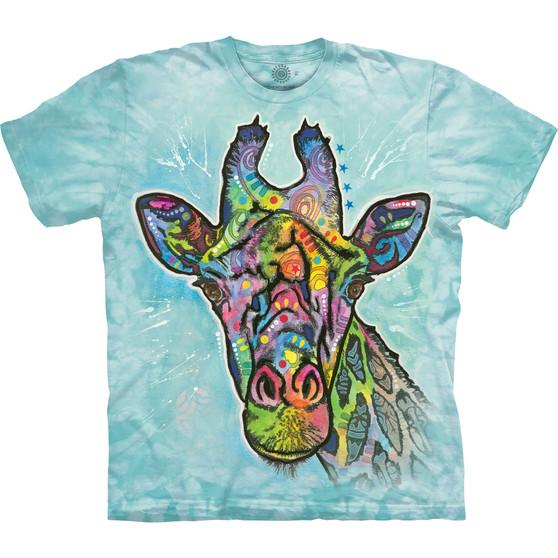 Liquid Blue Russo Giraffe Classic Cotton T-Shirt