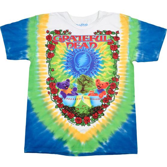 Liquid Blue Scarlet Fire Tie-Dye T-Shirt