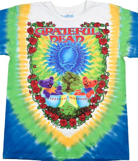 liquid blue Scarlet Fire Tie-Dye T-Shirt