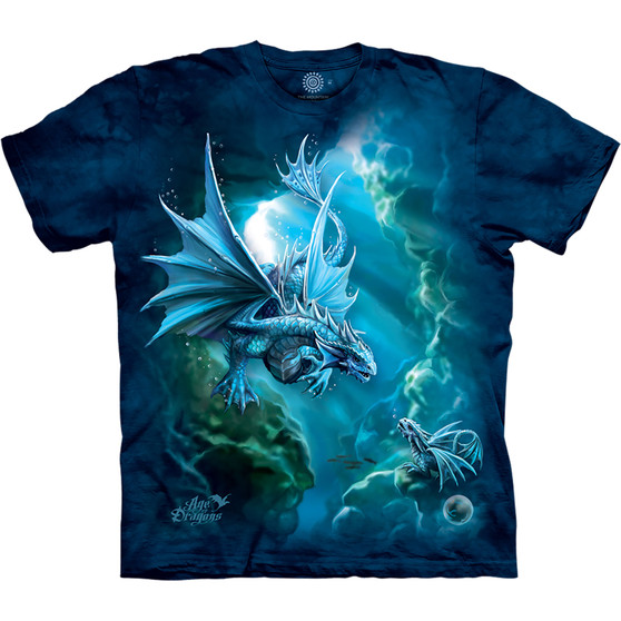 Liquid Blue Sea Dragon Classic Cotton T-Shirt