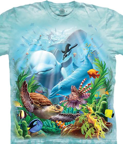 liquid blue Sea Villains Classic Cotton T-Shirt