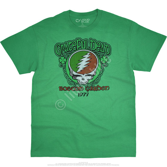 Liquid Blue Shamrock 77 Green T-Shirt