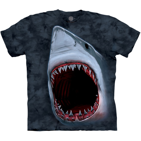 Liquid Blue Shark Bite Classic Cotton T-Shirt