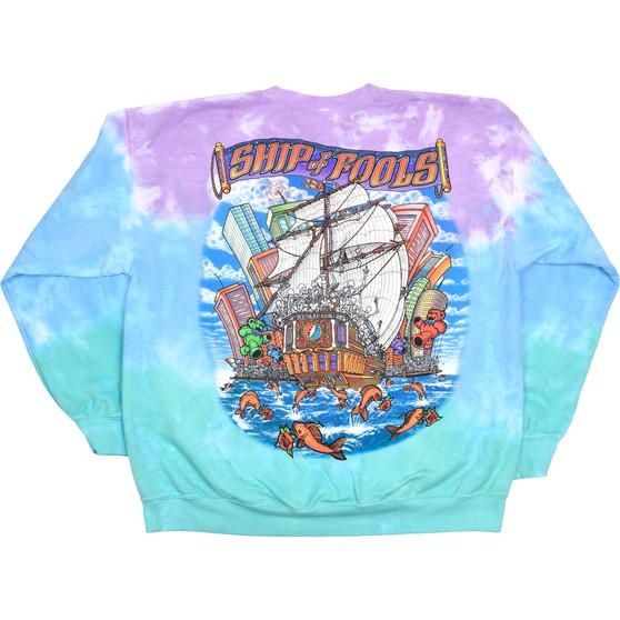 Liquid Blue Ship Of Fools Tie-Dye Sweatshirt