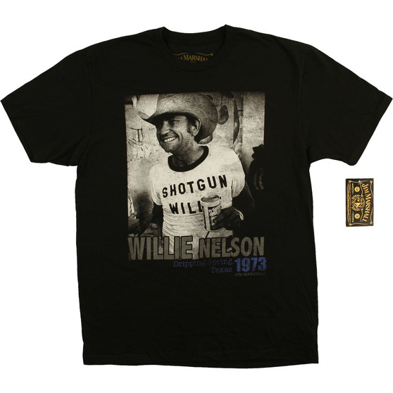 Liquid Blue Shotgun Willie Black T-Shirt