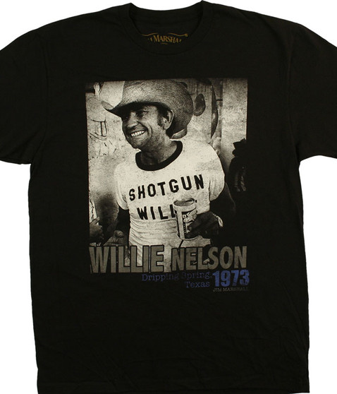 liquid blue Shotgun Willie Black T-Shirt