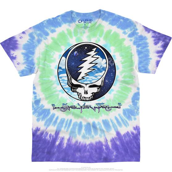 Liquid Blue Sky Space SYF Tie-Dye T-Shirt