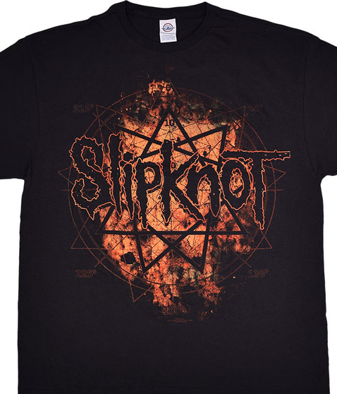 liquid blue Slipknot Radio Fire Black T-Shirt