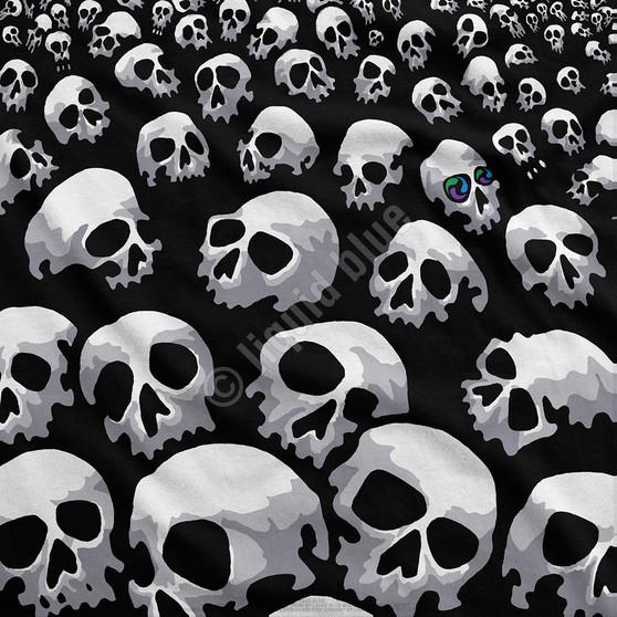 Liquid Blue Son Of Skulls Black T-Shirt
