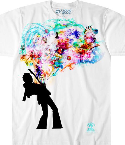 liquid blue Soul Explosion White T-Shirt