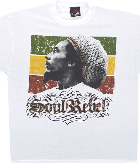 liquid blue Soul Rebel White T-Shirt