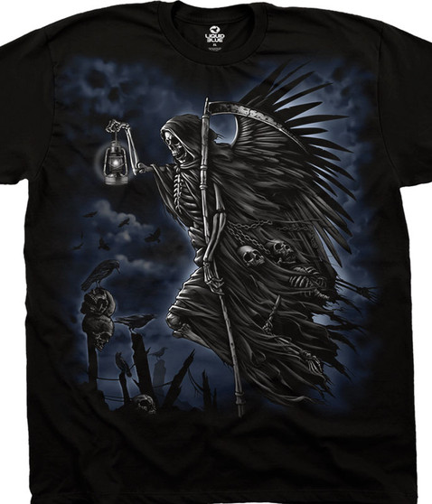 liquid blue Soul Taker Black T-Shirt