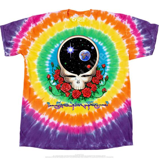 Liquid Blue Space Your Face T-Shirt