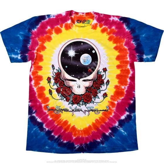 Liquid Blue Space Your Face Tie-Dye T-Shirt