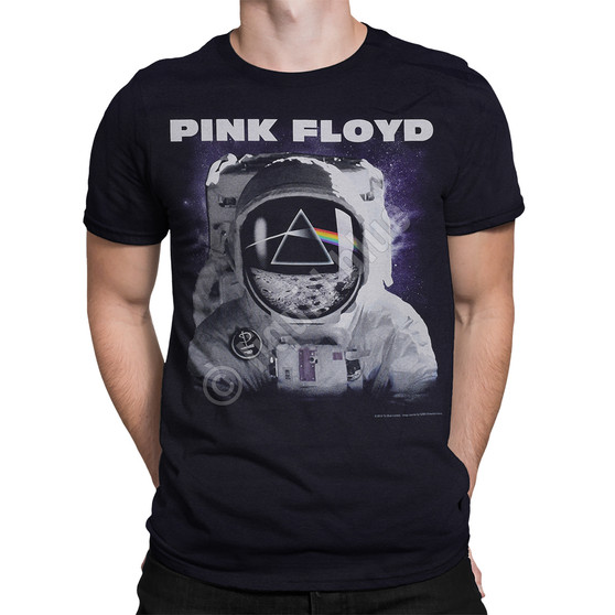 Liquid Blue Spaceman Black T-Shirt