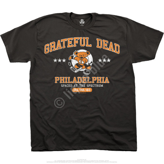 Liquid Blue Spectrum '85 Black T-Shirt