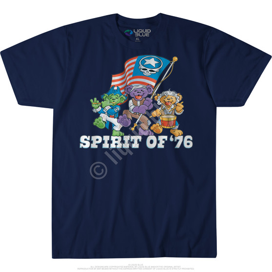 Liquid Blue Spirit Of 76 Custom T-Shirt