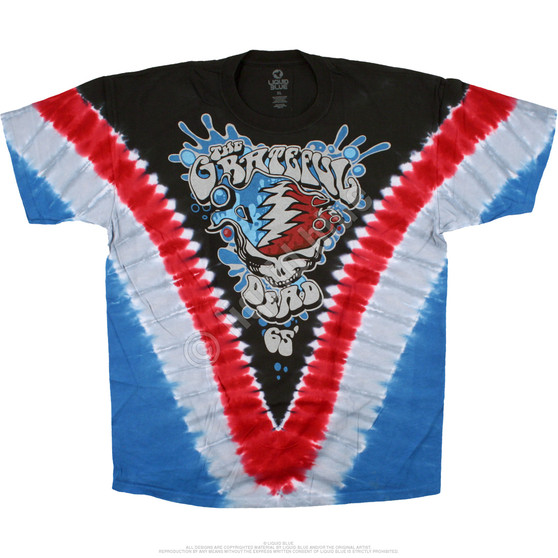 Liquid Blue Splash Your Face Tie-Dye T-Shirt