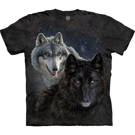 Liquid Blue Star Wolves Classic Cotton T-Shirt