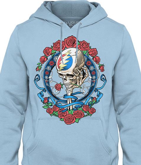 liquid blue Steal Your Face Nouveau Hoodie