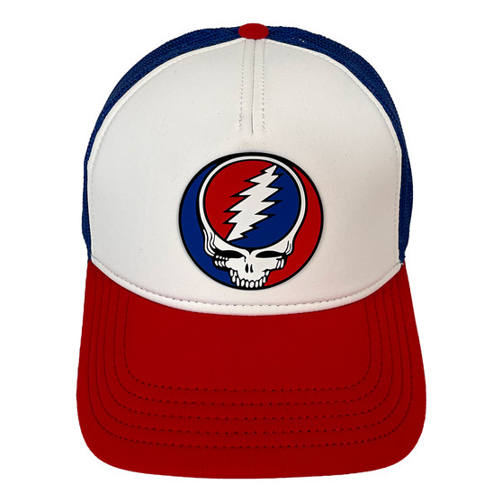 Liquid Blue Steal Your Face Red White Blue Hat