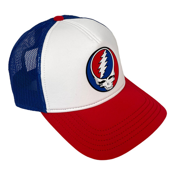Liquid Blue Steal Your Face Red White Blue Hat