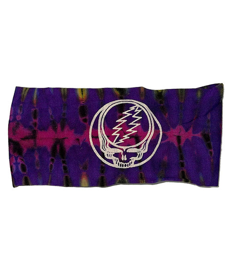 liquid blue Steal Your Face Tie Dye Headband