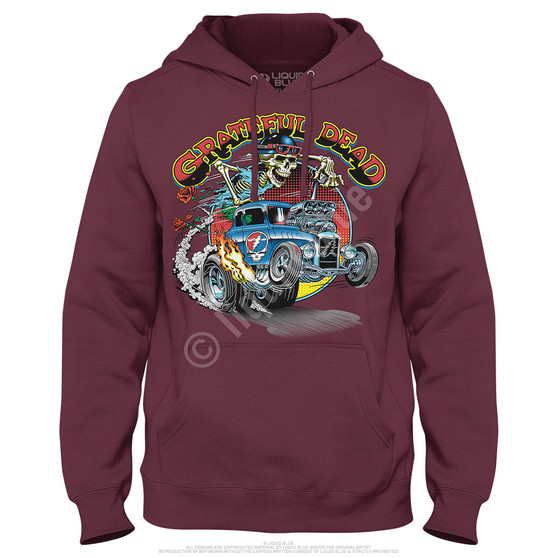 Liquid Blue Steal Your Hot Rod Hoodie