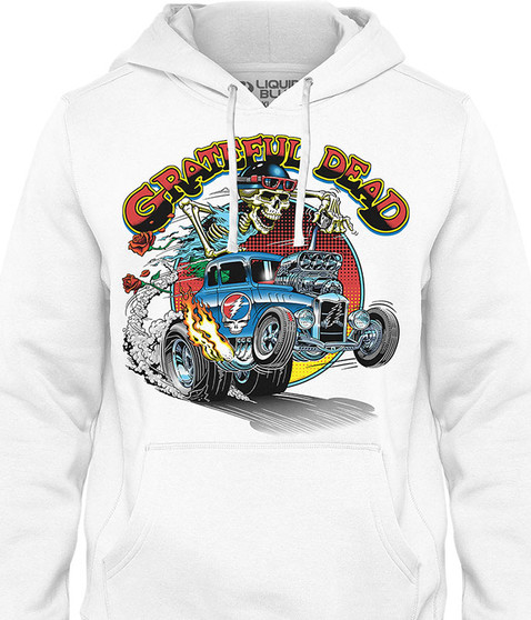 liquid blue Steal Your Hot Rod Hoodie