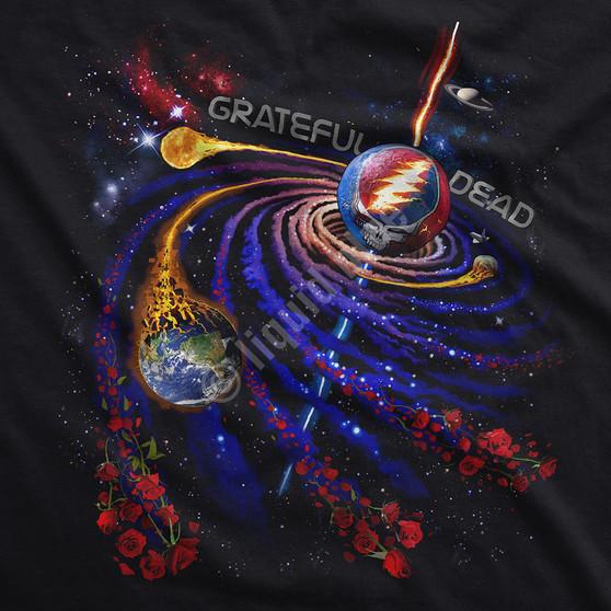 Liquid Blue Steal Your Orbit Black T-Shirt