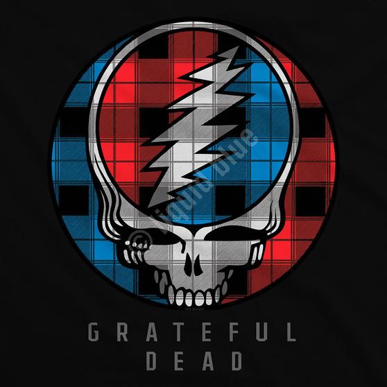 Liquid Blue Steal Your Plaid Black T-Shirt