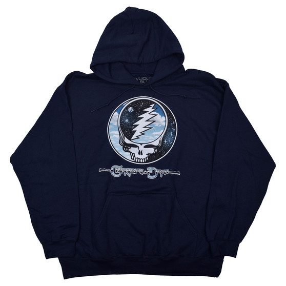 Liquid Blue Steal Your Sky And Space Navy Hoodie