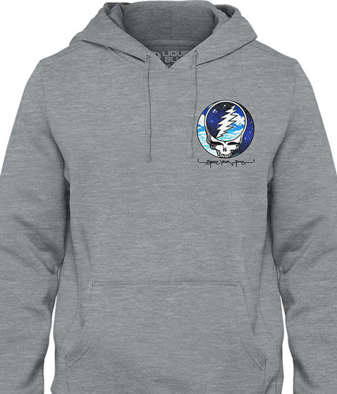 liquid blue Steal Your Sky Space Chest Hoodie