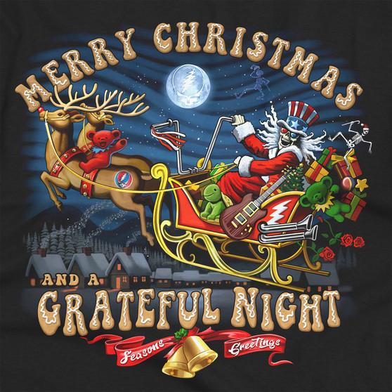 Liquid Blue Steal Your Sleigh Black T-Shirt