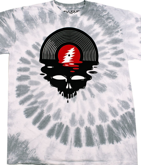 liquid blue Steal Your Vinyl Tie-Dye T-Shirt