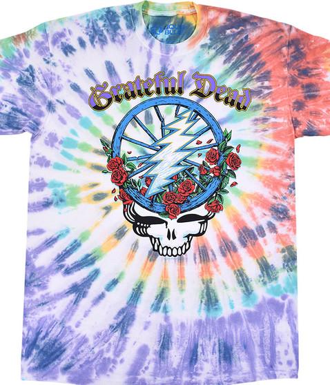 liquid blue Steal Your Wheel Tie-Dye T-Shirt
