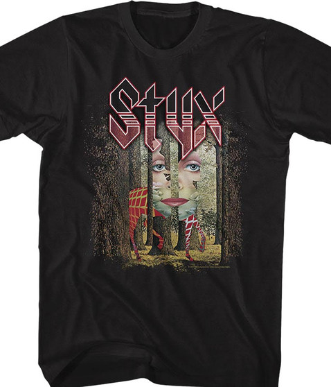 liquid blue Styx Grand Illusion Black T-Shirt