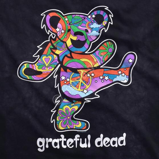 Liquid Blue Summer Of Love Bear Tie-Dye T-Shirt