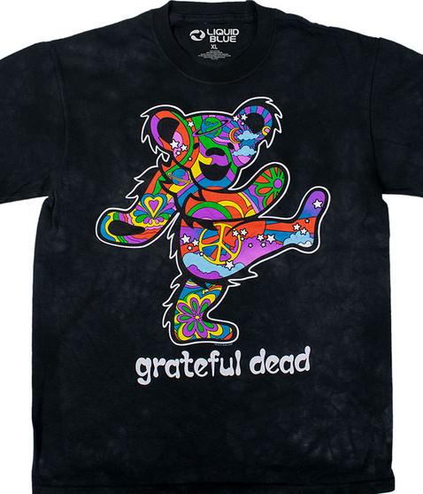 liquid blue Summer Of Love Bear Tie-Dye T-Shirt