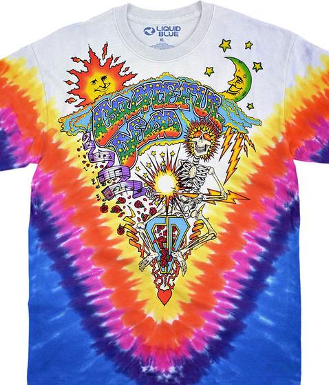 liquid blue Summer Tour 92 Tie-Dye T-Shirt