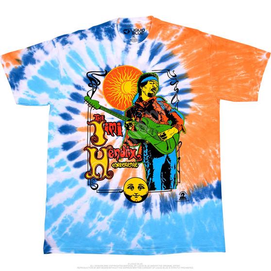 Liquid Blue Sun Moon Experience Tie-Dye T-Shirt
