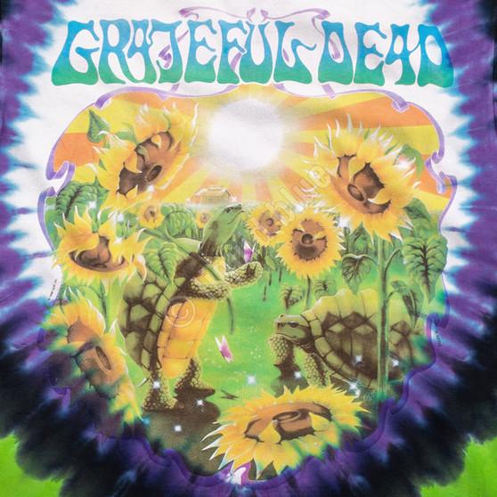 Liquid Blue Sunflower Terrapin Tie-Dye T-Shirt