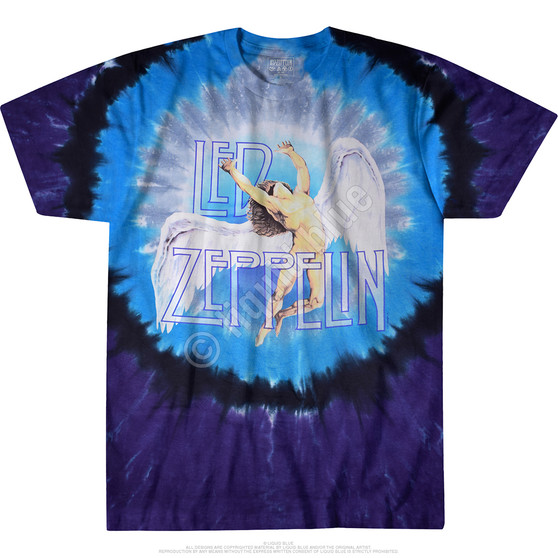 Liquid Blue Swan Song Tie-Dye T-Shirt