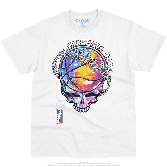 Liquid Blue SYF BBall White T-Shirt